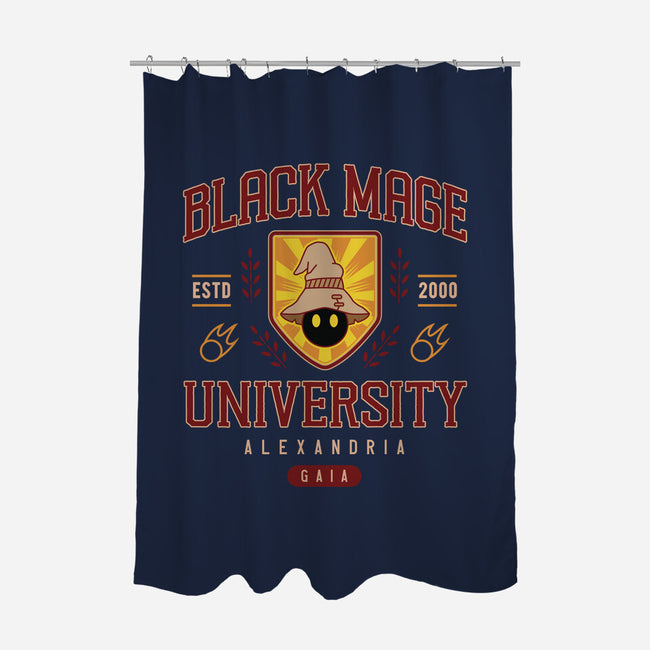 Black Mage University-None-Polyester-Shower Curtain-LAGELANTEE