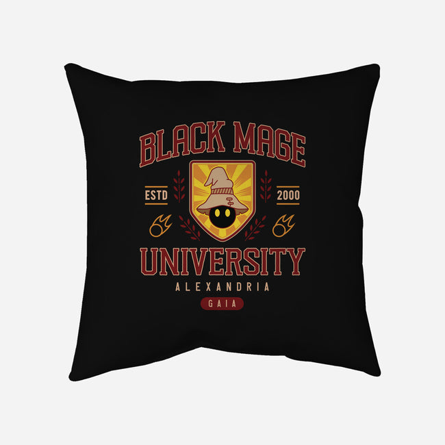 Black Mage University-None-Removable Cover w Insert-Throw Pillow-LAGELANTEE