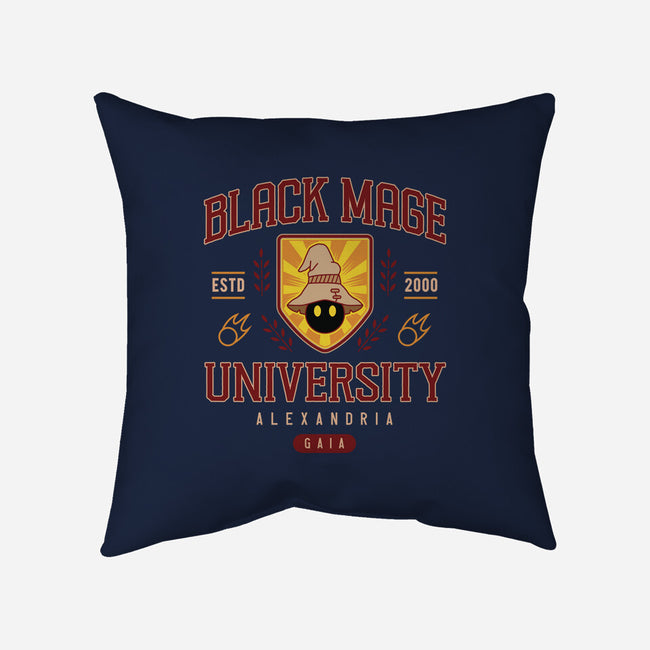 Black Mage University-None-Removable Cover w Insert-Throw Pillow-LAGELANTEE