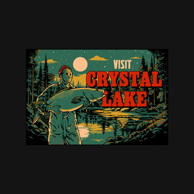 Visit Crystal Lake-Womens-Off Shoulder-Tee-Hafaell