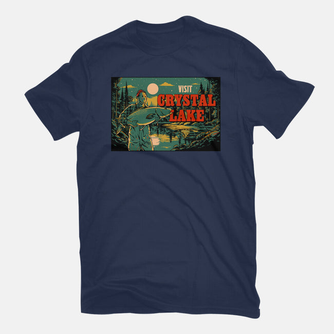 Visit Crystal Lake-Mens-Heavyweight-Tee-Hafaell