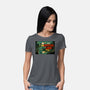 Visit Crystal Lake-Womens-Basic-Tee-Hafaell