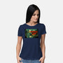 Visit Crystal Lake-Womens-Basic-Tee-Hafaell