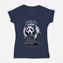 Ghostcat-Womens-V-Neck-Tee-Astrobot Invention