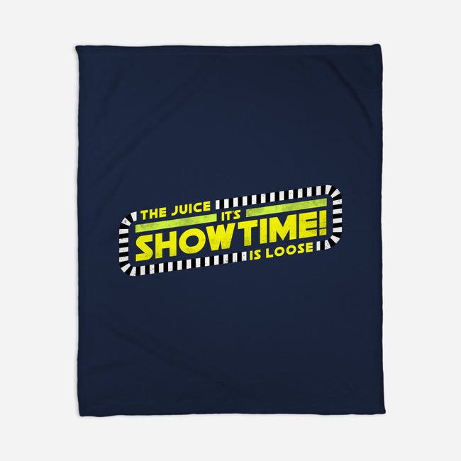 The Juice Is Loose Showtime-None-Fleece-Blanket-rocketman_art