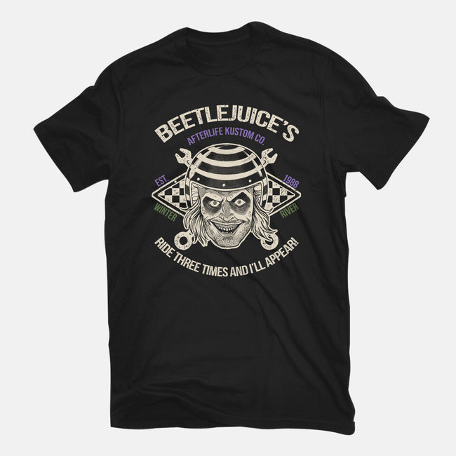 Beetlejuice's Afterlife Kustom-Mens-Basic-Tee-Massai