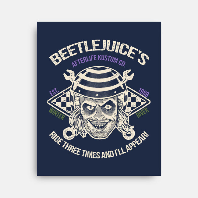 Beetlejuice's Afterlife Kustom-None-Stretched-Canvas-Massai