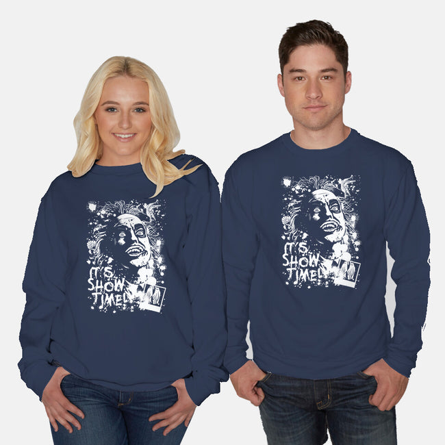 Show Time-Unisex-Crew Neck-Sweatshirt-Arinesart