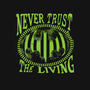 Never Trust The Living Bat-Unisex-Pullover-Sweatshirt-rocketman_art