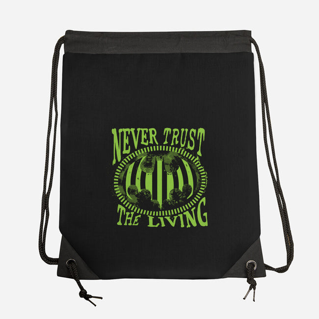 Never Trust The Living Bat-None-Drawstring-Bag-rocketman_art