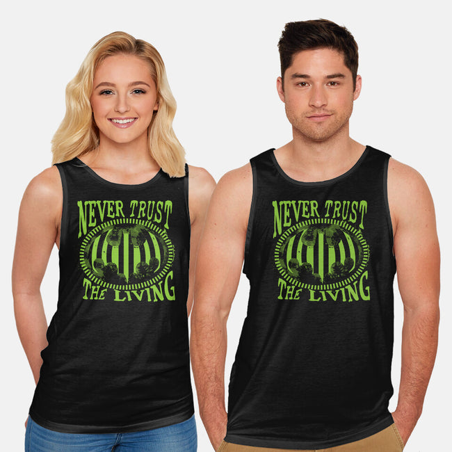 Never Trust The Living Bat-Unisex-Basic-Tank-rocketman_art