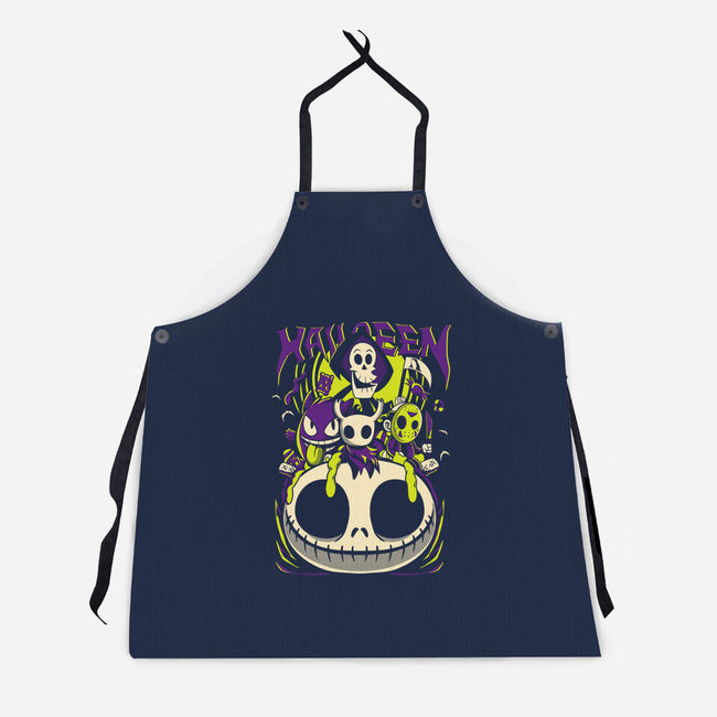 Halloween For All-Unisex-Kitchen-Apron-Nihon Bunka