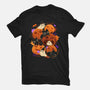 Halloween Party-Womens-Fitted-Tee-ricolaa