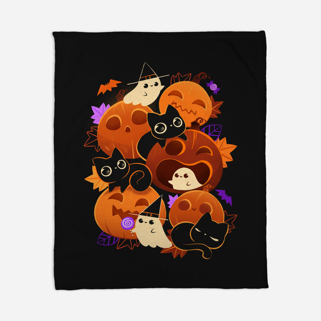 Halloween Party-None-Fleece-Blanket-ricolaa