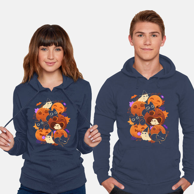 Halloween Party-Unisex-Pullover-Sweatshirt-ricolaa