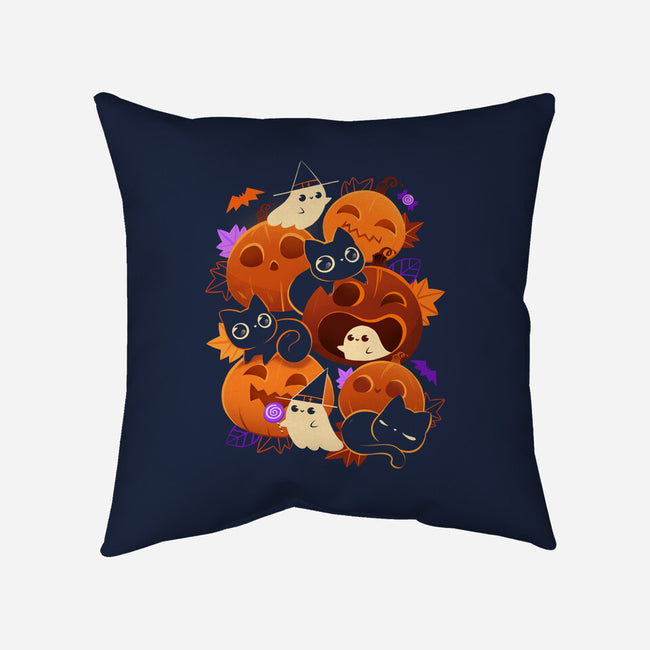 Halloween Party-None-Removable Cover w Insert-Throw Pillow-ricolaa