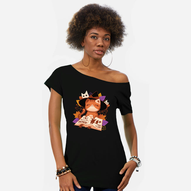 Cute Demons-Womens-Off Shoulder-Tee-ricolaa