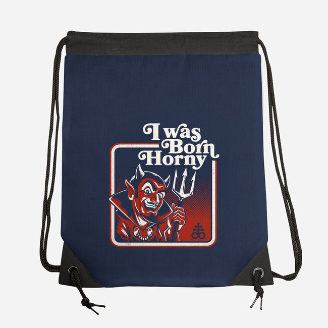 I Was Born Horny-None-Drawstring-Bag-Nemons