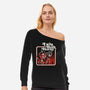 I Was Born Horny-Womens-Off Shoulder-Sweatshirt-Nemons