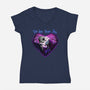 True Love-Womens-V-Neck-Tee-rmatix