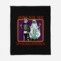 Say Yes To Halloween-None-Fleece-Blanket-zascanauta