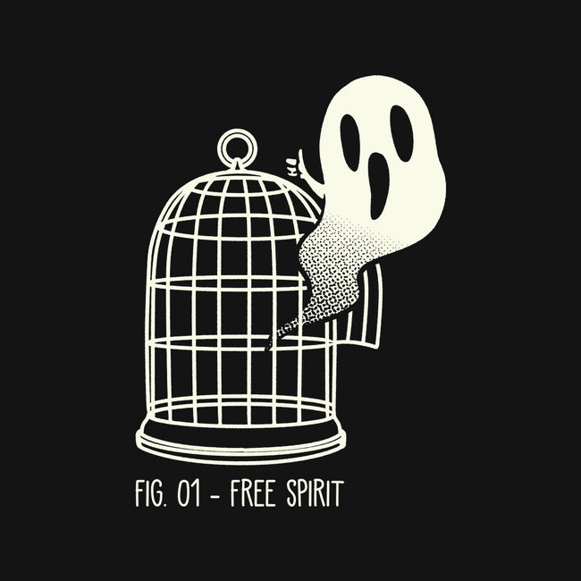 Free Spirit Funny Ghost-Mens-Basic-Tee-tobefonseca