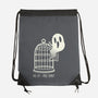 Free Spirit Funny Ghost-None-Drawstring-Bag-tobefonseca