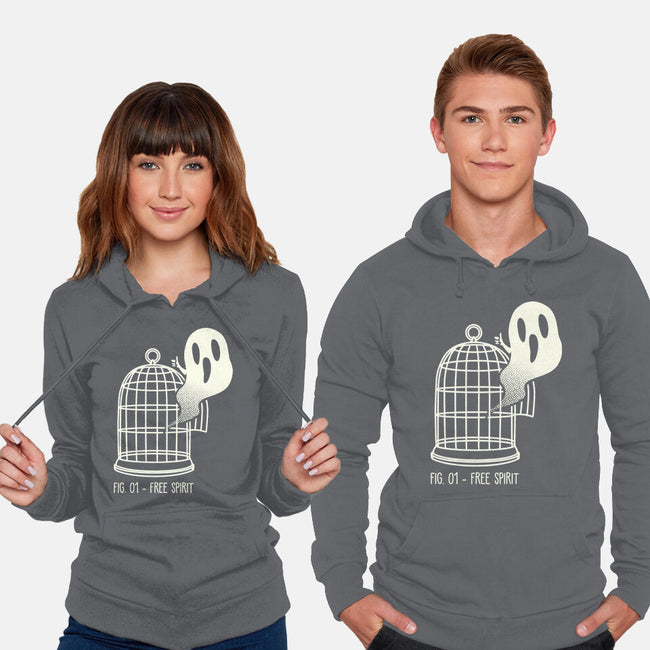 Free Spirit Funny Ghost-Unisex-Pullover-Sweatshirt-tobefonseca