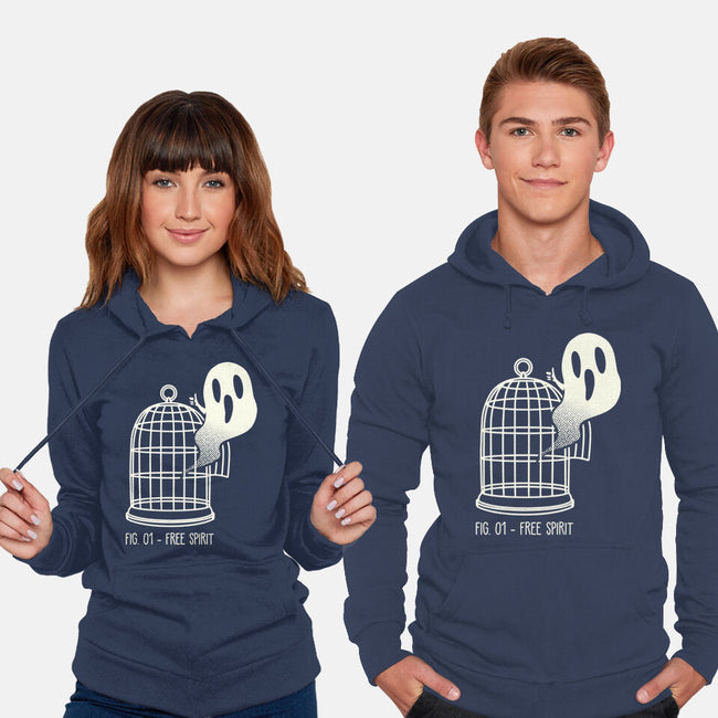 Free Spirit Funny Ghost-Unisex-Pullover-Sweatshirt-tobefonseca