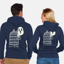 Free Spirit Funny Ghost-Unisex-Zip-Up-Sweatshirt-tobefonseca