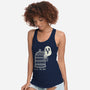 Free Spirit Funny Ghost-Womens-Racerback-Tank-tobefonseca