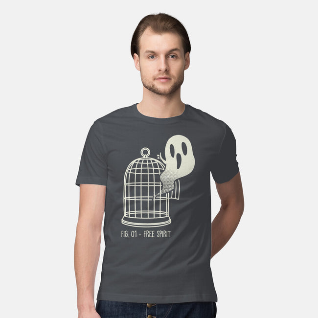 Free Spirit Funny Ghost-Mens-Premium-Tee-tobefonseca