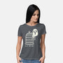 Free Spirit Funny Ghost-Womens-Basic-Tee-tobefonseca