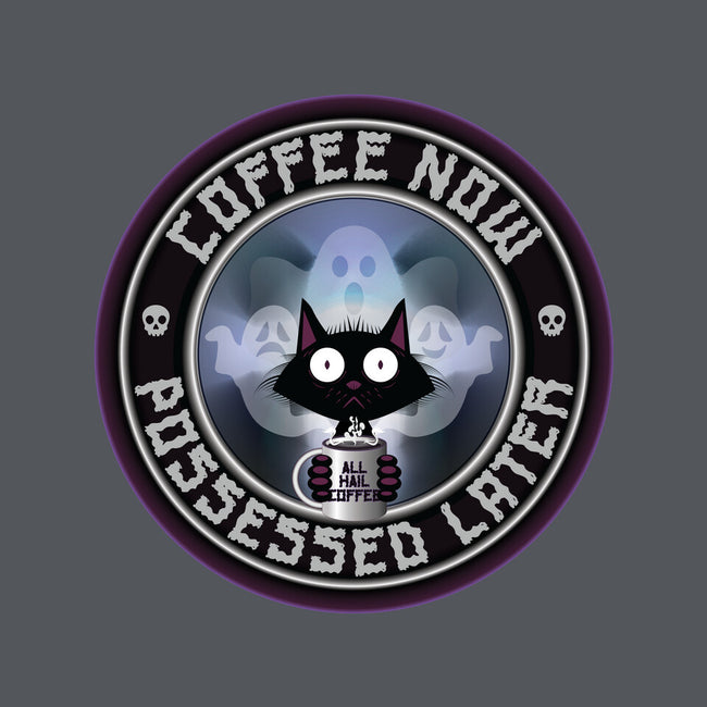 Coffee Now Possessed Later-Unisex-Pullover-Sweatshirt-Whimsical Thinker