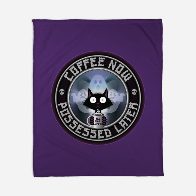 Coffee Now Possessed Later-None-Fleece-Blanket-Whimsical Thinker