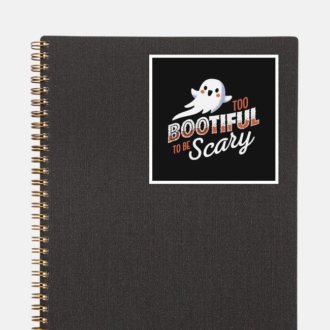 To Bootiful To Be Scary-None-Glossy-Sticker-Herk Up Tees