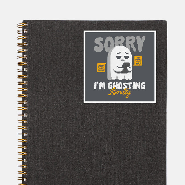 Literally Ghosting You-None-Glossy-Sticker-Herk Up Tees