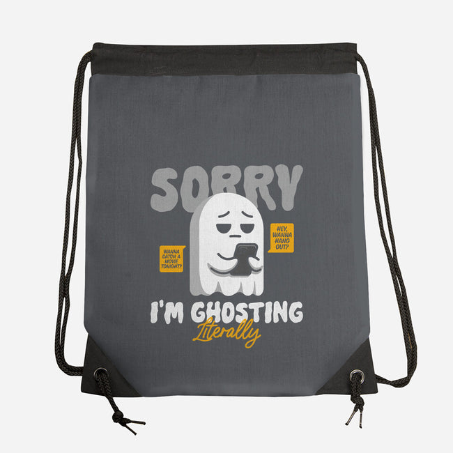 Literally Ghosting You-None-Drawstring-Bag-Herk Up Tees