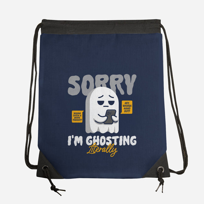 Literally Ghosting You-None-Drawstring-Bag-Herk Up Tees