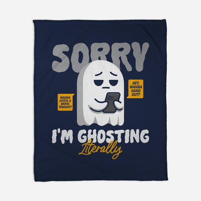 Literally Ghosting You-None-Fleece-Blanket-Herk Up Tees