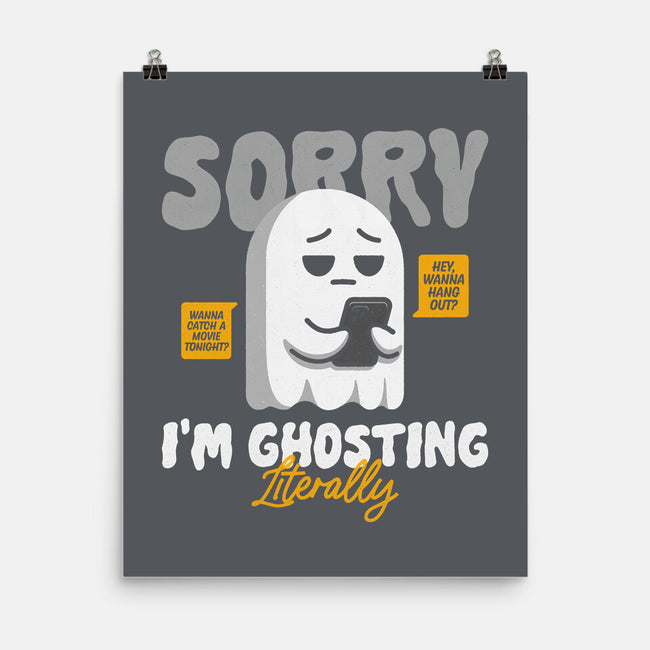 Literally Ghosting You-None-Matte-Poster-Herk Up Tees