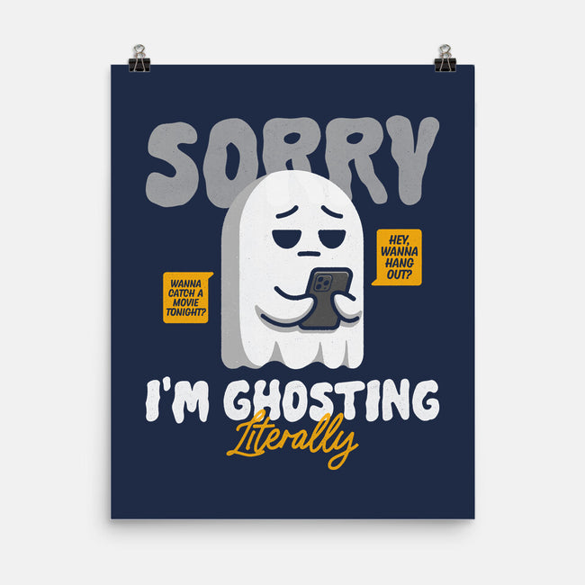 Literally Ghosting You-None-Matte-Poster-Herk Up Tees