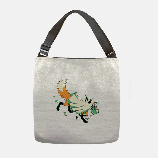 Fox Ghost-None-Adjustable Tote-Bag-GloamingFoxes