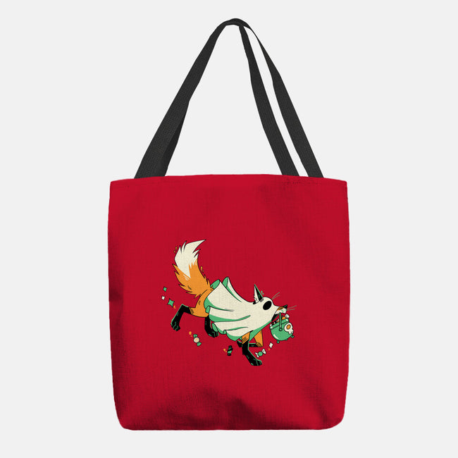 Fox Ghost-None-Basic Tote-Bag-GloamingFoxes