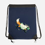 Fox Ghost-None-Drawstring-Bag-GloamingFoxes