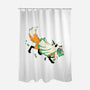 Fox Ghost-None-Polyester-Shower Curtain-GloamingFoxes