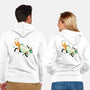 Fox Ghost-Unisex-Zip-Up-Sweatshirt-GloamingFoxes