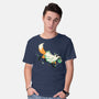 Fox Ghost-Mens-Basic-Tee-GloamingFoxes