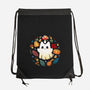 Kitten Ghost Autumn-None-Drawstring-Bag-Vallina84