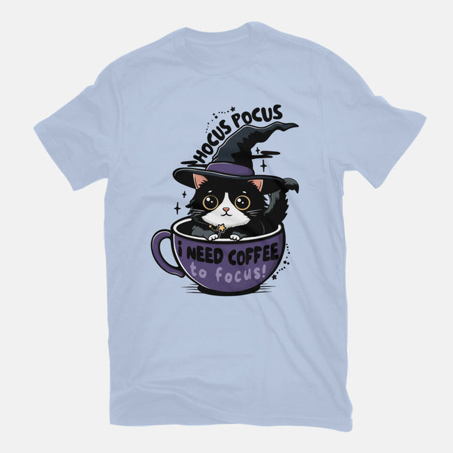 I Need Coffee To Focus-Womens-Fitted-Tee-Trendlory